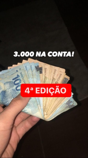 RAPIDINHA 3.000 NA CONTA 4ª EDIÇÃO!