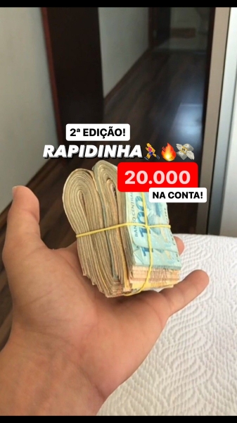 RAPIDINHA 20.000 NA CONTA 2ª EDIÇÃO!